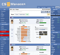 A screenshot showing the players page from the game.